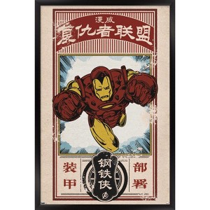 Trends International Marvel Modern Heritage - Iron Man Framed Wall Poster Prints - 1 of 4