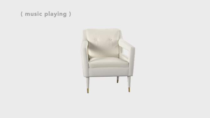 Mara Tufted Accent Chair  - Safavieh, 2 of 13, play video