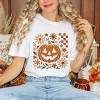 Pumpkin Floral Grunge - Garment Dyed Tee - 2 of 2
