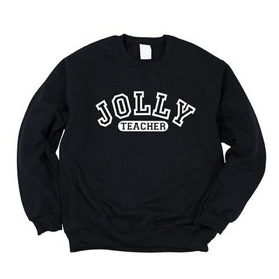 Simply Sage Market Women's Graphic Sweatshirt Jolly Teacher Varsity