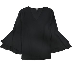 Alfani Womens Solid Pullover Blouse - 1 of 1