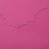 Pure Collection by Ross-Simons 0.10 ct. t.w. Diamond Drop Station Necklace in Sterling Silver - 4 of 4