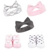 Hudson Baby Infant Girl 10Pc Headband and Socks Set, Cloud, 0-9 Months - image 2 of 2