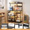 Aheaplus Kitchen Baker Rack with Storage Shelf, Freestanding Shelf with Charging Station - 3 of 4