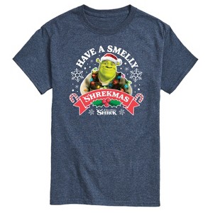 Men's - Shrek - Have a Smelly Shrekmas Short Sleeve Graphic T-Shirt - 1 of 4