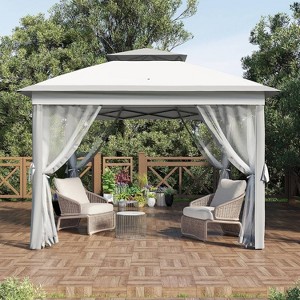 GustoWave Outdoor 11x11 Ft Pop Up Gazebo Canopy Tent for Patio, Garden - 1 of 4