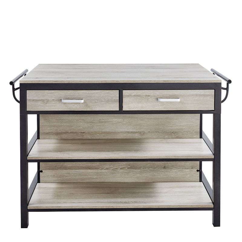 Carson Counter Kitchen Table Driftwood/Gray - Steve Silver Co., 1 of 9