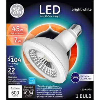 GE LED 45w PAR38 Outdoor Floodlight Light Bulb Bright White