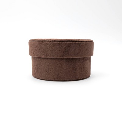 Small Velvet Storage Box Brown - Bullseye's Playground™
