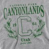 Men's Canyonlands National Park Prickly Pear Wreath Crewneck Sweatshirt - 2 of 4