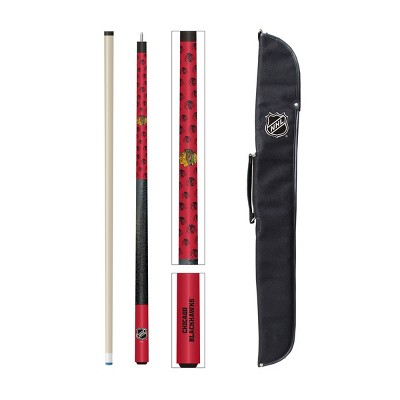 NHL Chicago Blackhawks Cue And Case Combo Set