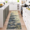 Modern Abstract Living Room Rug Washable Area Rugs for Bedroom - 3 of 4