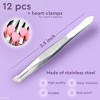 LOVELAY CREATIONS 12 Pieces Eyebrow Tweezers - 4 of 4