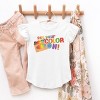 The Juniper Shop SmileyWorld Get Your Color On! Flutter Sleeve Tee - 3 of 4