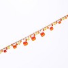 Halloween Candy Corn Beaded Necklace - Long Festive Pendant Jewelry, Cute Holiday Gift - 4 of 4