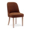 WestinTrends Genevieve Mid-Century Modern Upholstered Boucle Dining Chair (Set of 6) - 4 of 4