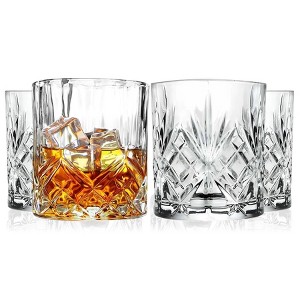 Barski Double Old Fashioned Tumbler Whiskey Glasses, Made with Fine European Craftmanship, Dishwasher Safe, 10.5 oz - 4 PK - 1 of 4