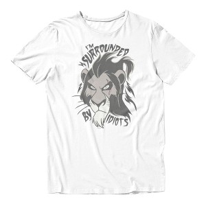 Disney The Lion King I'm Surrounded by Idiots Scar Men's T-Shirt