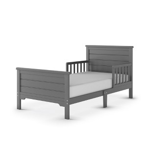 Child Craft Woodland Flat Top Toddler Bed for Kids with Guard Rails, Low to Ground Design, Made of Pinewood, Clean Lines Match Any Décor - 1 of 4
