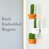 Wrapables Novelty Refrigerator Magnets for Kitchen, Whiteboards, Cabinets, and Lockers (Set of 12), Mini Cactus - 3 of 4