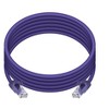 Monoprice Cat5e Ethernet Patch Cable - 10 Feet - Purple | Network Internet Cord - RJ45, Stranded, 350Mhz, UTP, Pure Bare Copper Wire, 24AWG - Flexboot - 4 of 4