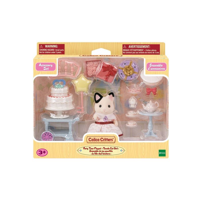 Calico Critters Party Time Playset Tuxedo Cat Girl, 3 of 5