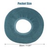 Unique Bargains Stretchable Thicker Toilet Seat Cover Pad Lid Bathroom Warmer Soft Washable Reusable 4 Colors 4 Pcs - 4 of 4