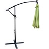 CAVINAS 10 FT Patio Umbrella with LED Light and Crank,8 Ribs Market Patio Umbrella with Cross Base for Backyard,Poolside,Deck - 4 of 4