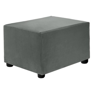 Unique Bargains Stretchy Soft Comfortable Rectangular Foot Stool Cover - 1 of 4