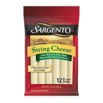 Sargento Natural Mozzarella String Cheese - 12ct