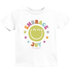 The Juniper Shop SmileyWorld Embrace Joy Youth Short Sleeve Tee - 1 of 4