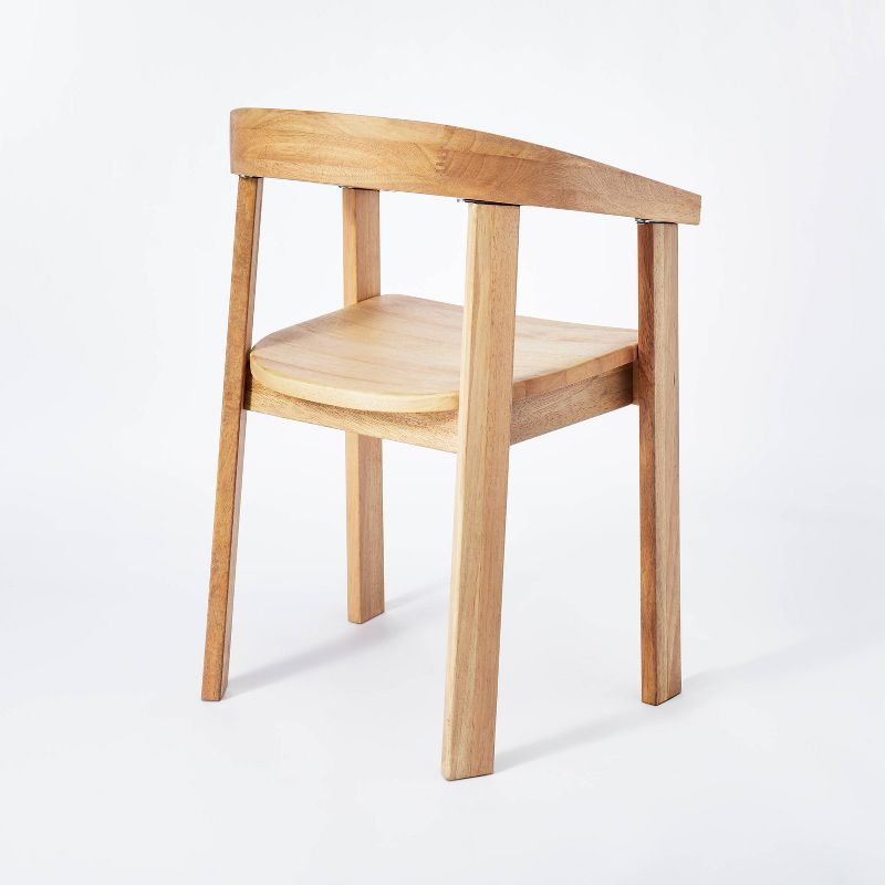 Terra Solid Wood Curved Back Dining Chair - Threshold™ designed with Studio McGee, 5 of 15