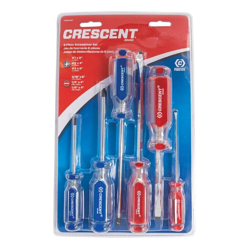 Crescent Phillips/Slotted Screwdriver Set 6 pc, 1 of 2