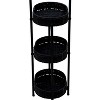 Cesicia 3 Tiers Tray Tables Paper Rope Woven Side Table for Living Room Kitchen, Oval Storage Basket Small Shelves - 2 of 4