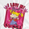 Women's Rutgats Valentine's Day Angelica I Love Me Myself And I Loose T-Shirt - 2 of 4