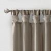 PAGED Faux Silk Blackout Curtains for Bedroom,Window Curtain Panel with Twisted Tab Top,Lined,Curtains for Living Room,Machine Washable - 3 of 4