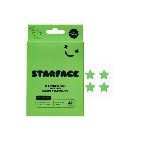 Starface Hydro-Stars, Hydrocolloid Pimple Patches, Absorb Fluid and Reduce  Inflammation, Cute Star Shape, Vegan and Cruelty-Free Skincare (32 Count)