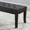 NicBex Modern 44" Bedroom Bench Linen Upholstered Accent Stools with Button Tufted for Bedroom and Entryway - 3 of 4