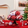 Aoibox 80 Piece Christmas Ball Ornament Set Shatterproof Plastic Red and White Hanging Baubles for Tree Wreath Garland Decoration - 3 of 4