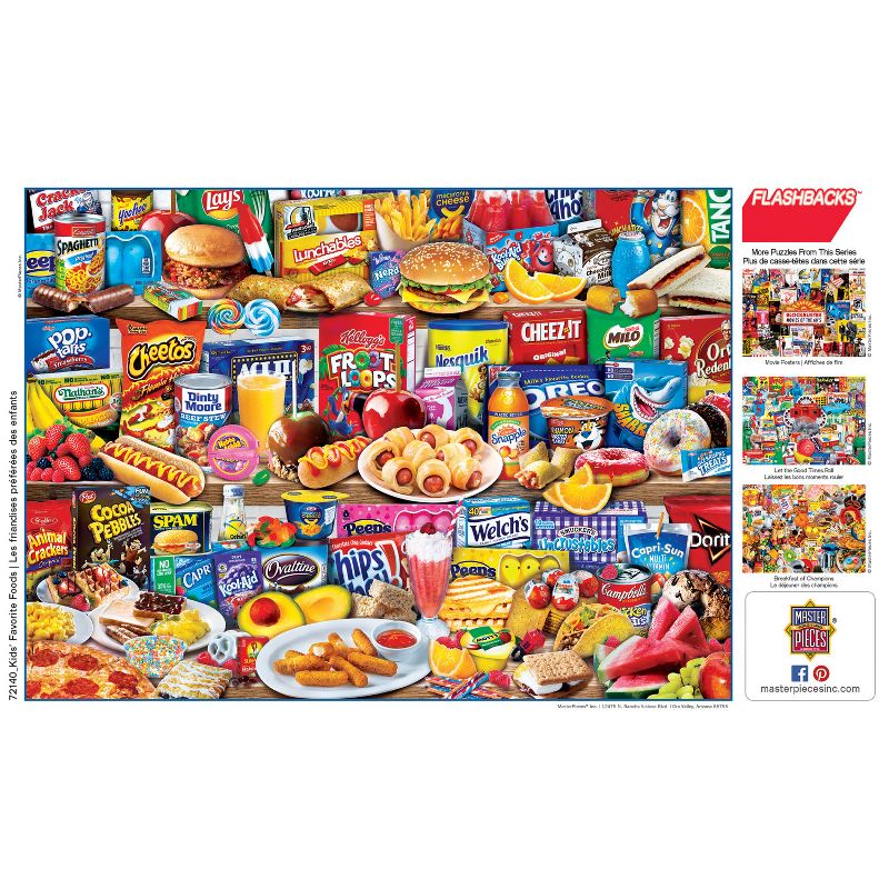 MasterPieces 1000 Piece Jigsaw Puzzle - Kids Favorite Foods - 19.25"x26.75", 5 of 9