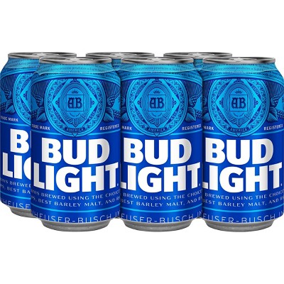 Bud Light Beer - 6pk/12 Fl Oz Cans : Target