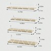 Floating Shelves Wall Bathroom Shelves Wall Shelf Set of 4 Different Sizes Wood Shelf Kitchen Bedroom Living Room - 3 of 4
