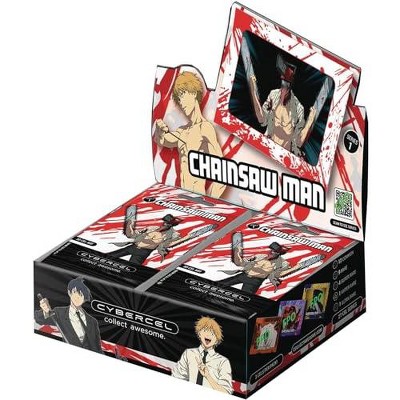 Crunchyroll Cybercel Chainsaw Man 3D Art Trading Card Box