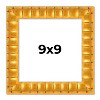 PosterPalooza | 9x9 Bamboo Picture Frame, UV Acrylic, 4 Finishes - Brown, Black, Gold, and Natural - 2 of 4