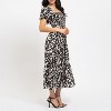 August Sky Women's Smocked Floral Midi Dress - 3 of 4