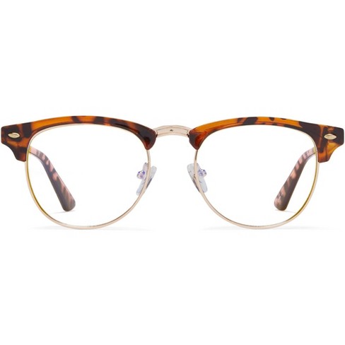 Icu Eyewear Screen Vision Blue Light Filtering Glasses - Retro Tortoise :  Target