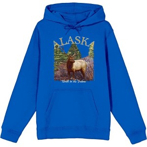 Adventure Society Alaska Adult Long Sleeve Hoodie - 1 of 2