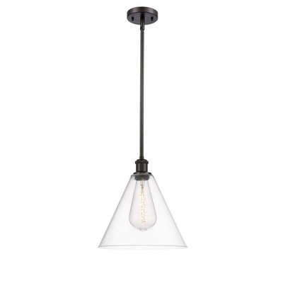 Berkshire - 1 Light Mini Pendant In Industrial Style-12.75 Inches Tall and 12 Inches Wide