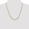 Black Bow Jewelry 2.4mm 10k Yellow Gold Flat Beveled Curb Chain Necklace - 2 of 4