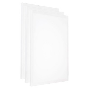 Unique Bargains Painting Canvas Panels Blank Art Board 3 Pcs White - 1 of 4